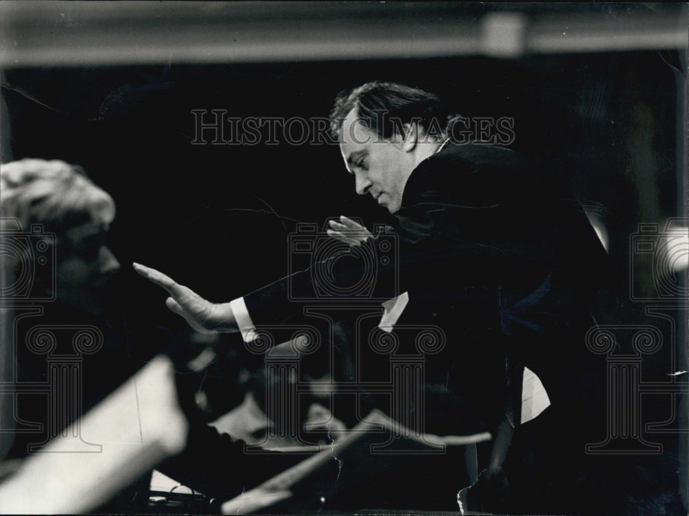 1974 Press Photo Kurt Masur Leipzig Gewandhaus BU Celebrity Series concert Symph - Historic Images