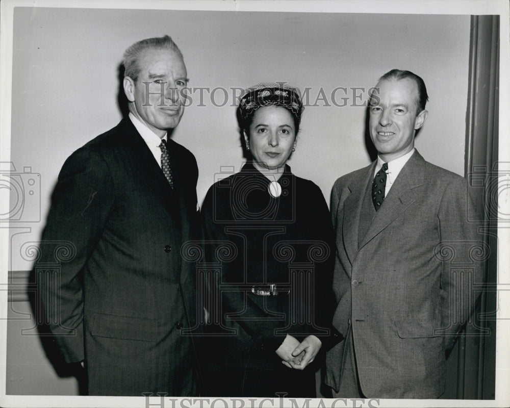 1950 Press Photo Attendees Of Massachusetts Society For Social Hygiene - Historic Images