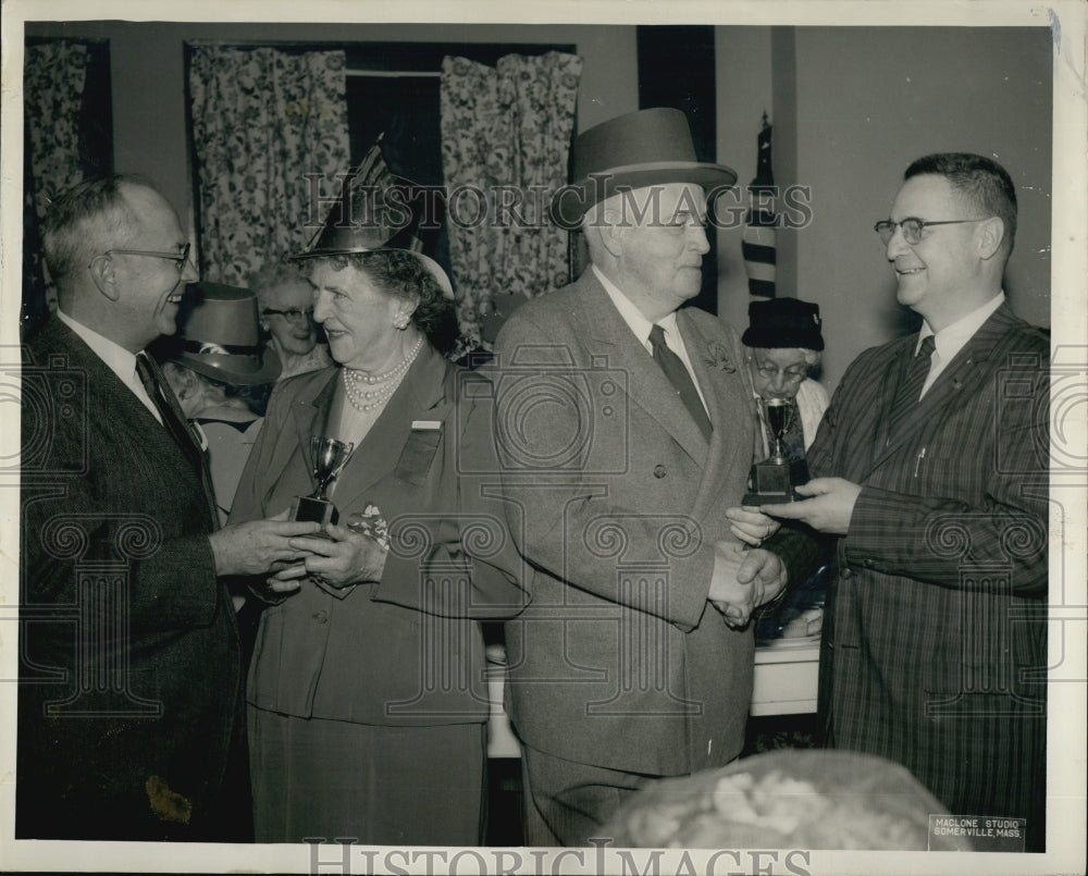 1961 Press Photo The Senoir citizens club affair - Historic Images