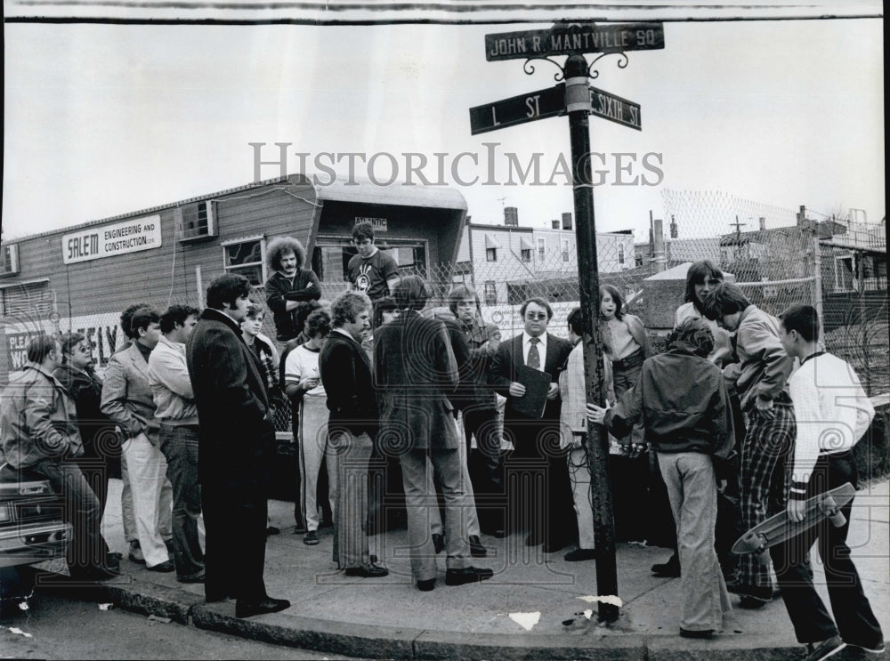 1976 Press Photo Brian wallace/Pres Of Concerned Young Dems/So Boston - Historic Images