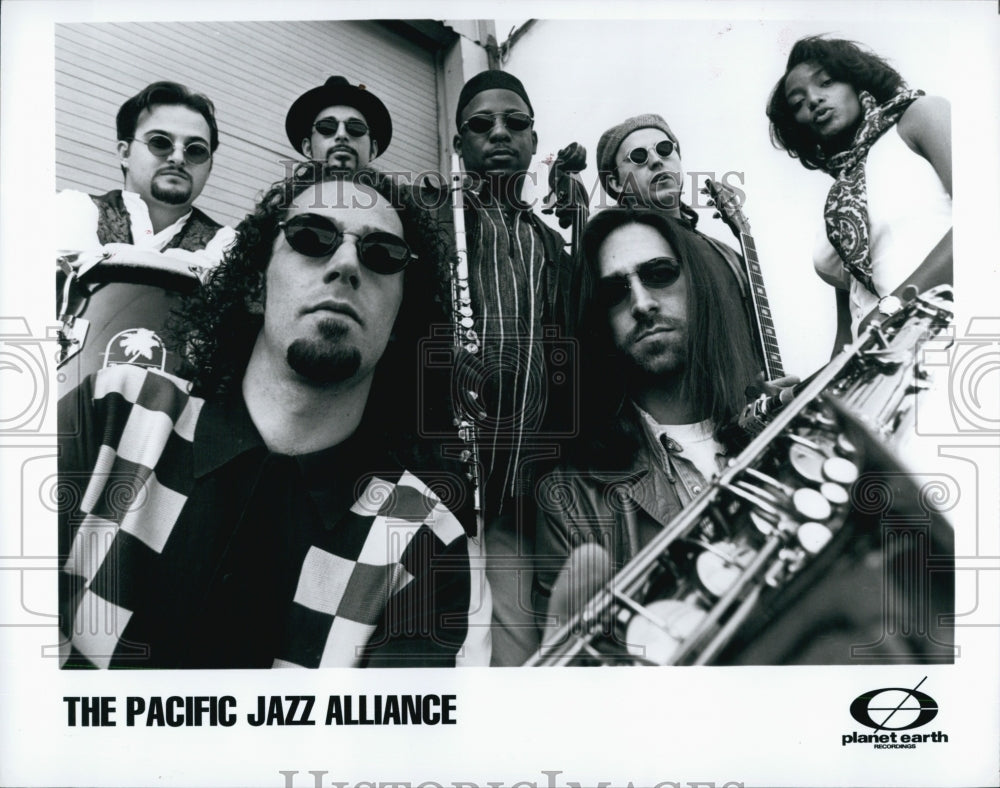 Press Photo Members Of Music Group The Pacific Jazz Alliance - Historic Images