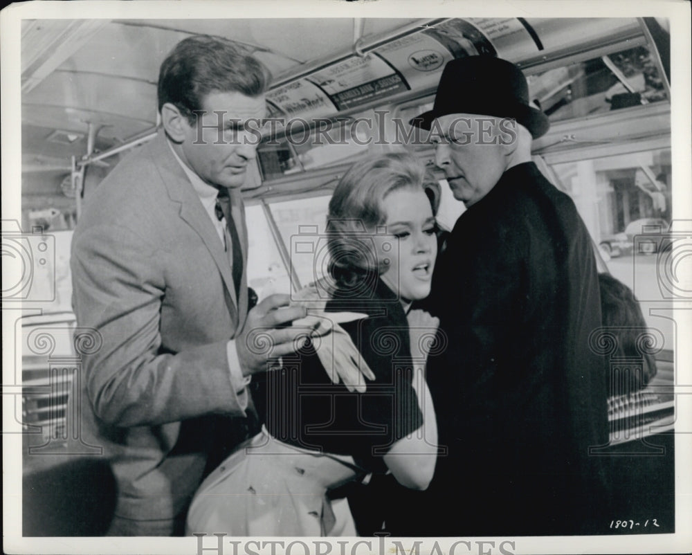 1964 Press Photo Rod Taylor and Jane Fonda - Historic Images