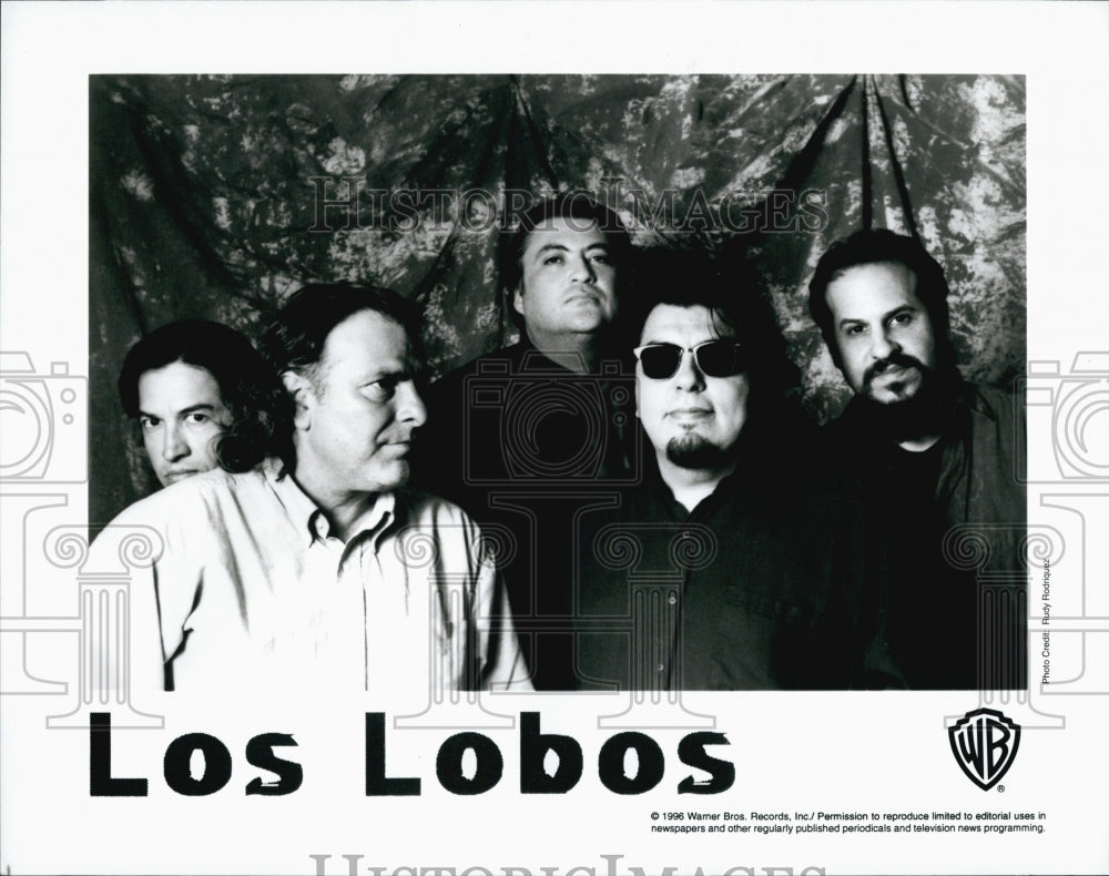 1996 Press Photo Los Lobos /Warner Bros Records - Historic Images