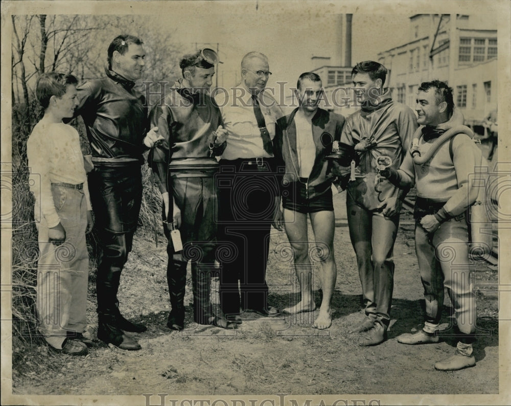 1957 Press Photo Doug James/George Lowell/Garnett Major/Fred Vulter /Will Benes - Historic Images