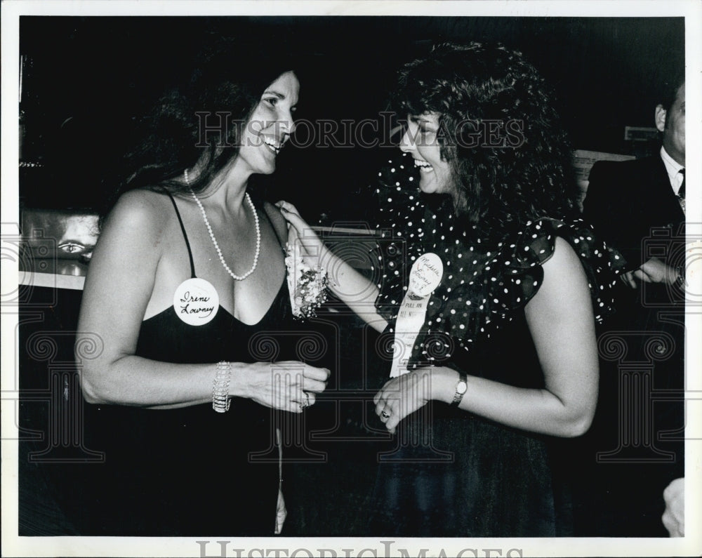 Press Photo Irene Lowney and Michelle Lowney - Historic Images