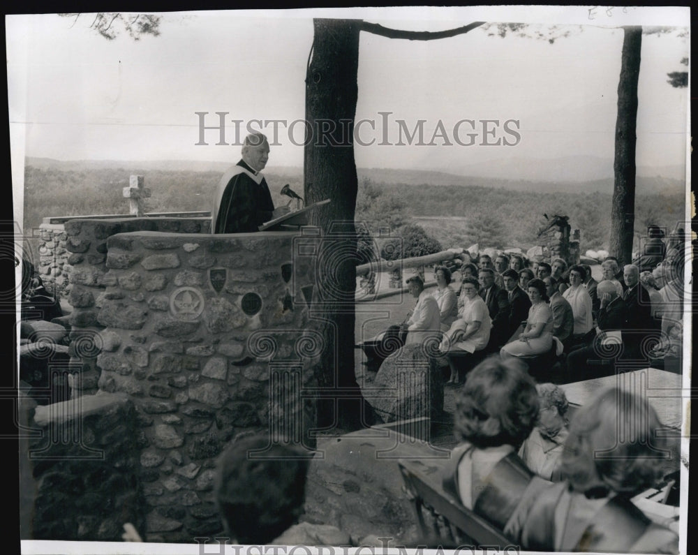 1964 Press Photo Resident Methodist Bishop John Wesley Lord - Historic Images