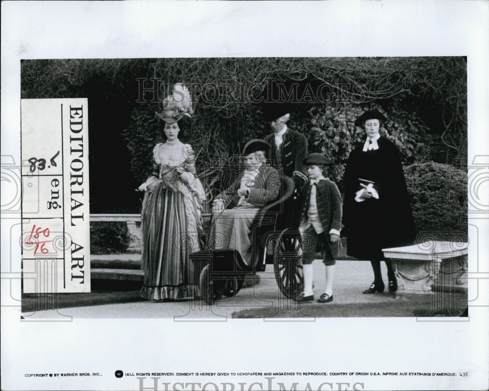 1976 Press Photo Melissa Berenson in "Barry Lyndon" - Historic Images