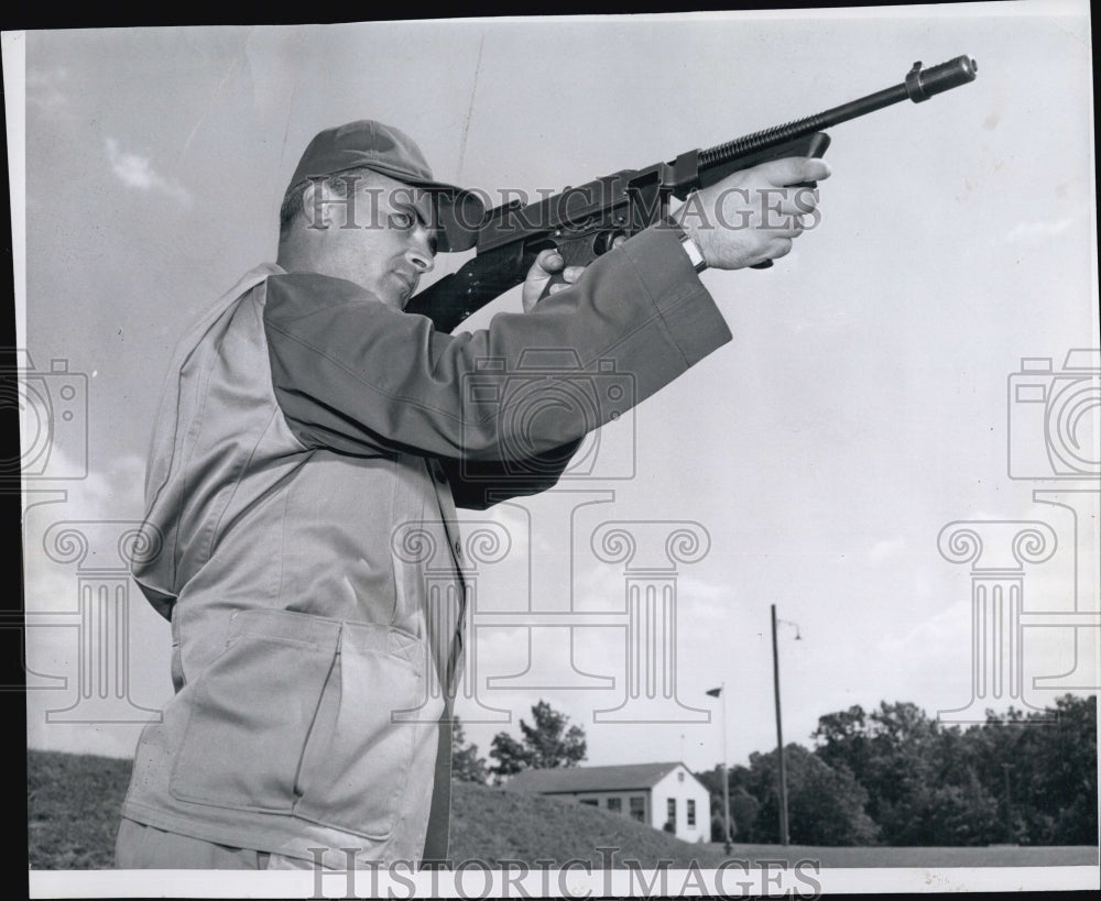 1961 Press Photo Deputy Chief John Ferreira of Falmouth Mass - Historic Images