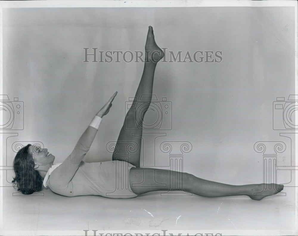 1976 Press Photo Josephine Lowman, Health and exercise expert. - Historic Images