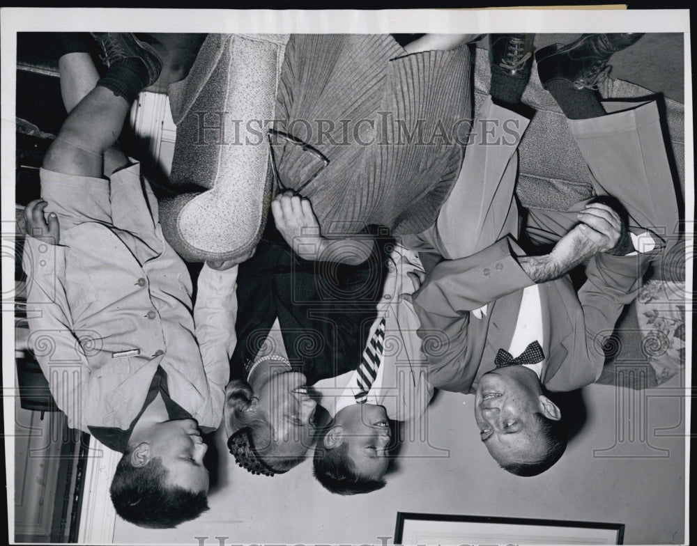 1953 Press Photo Mayoral Candidate Robert Wagner/Mrs Wagner Bob and Duncan - Historic Images