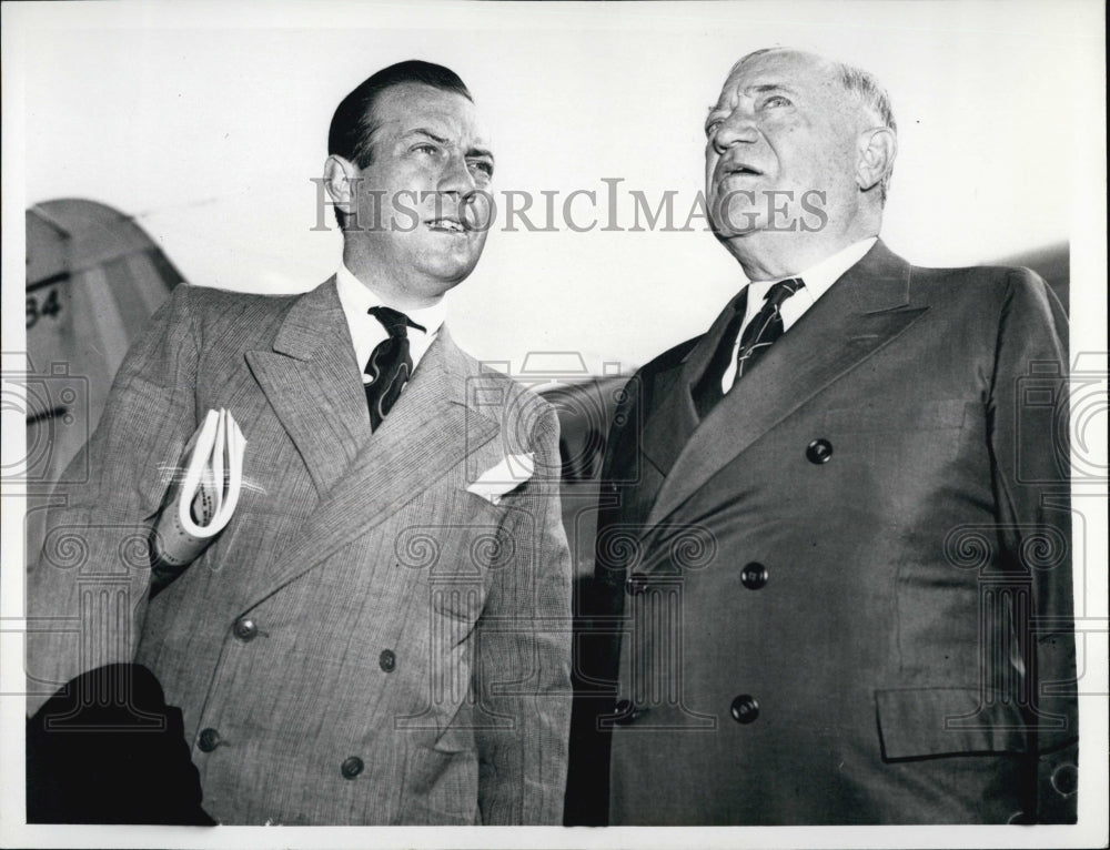 1940 Press Photo Sen Robert Wagner of NY with Robert JR - Historic Images