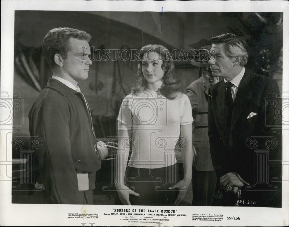 1959 Graham Curnow,Dorothy Field &amp; Michael Gough - Historic Images