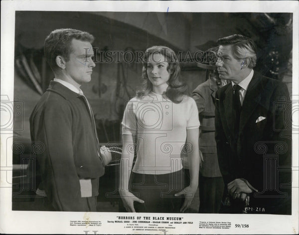 1959 Graham Curnow,Dorothy Field & Michael Gough - Historic Images