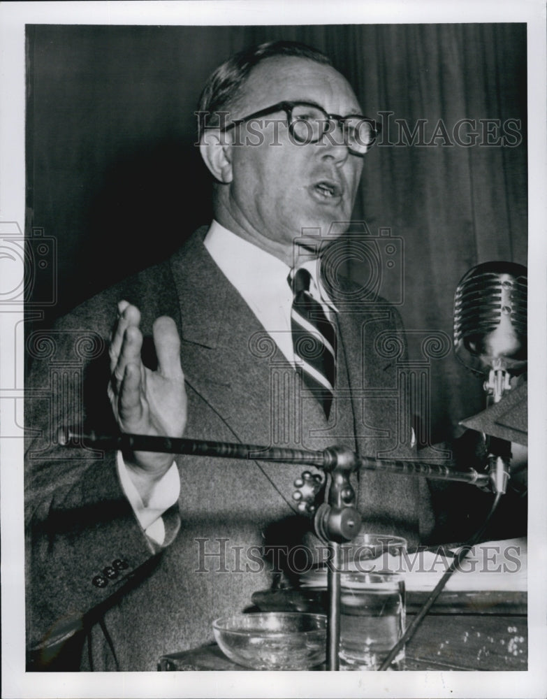 1951 Press Photo Charles E. Wilson Defense Mobilizer. - Historic Images