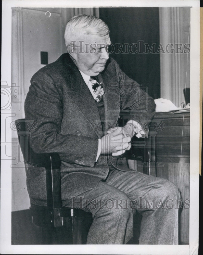 1946 Press Photo Charles E. Wilson, President of General Motor. - Historic Images