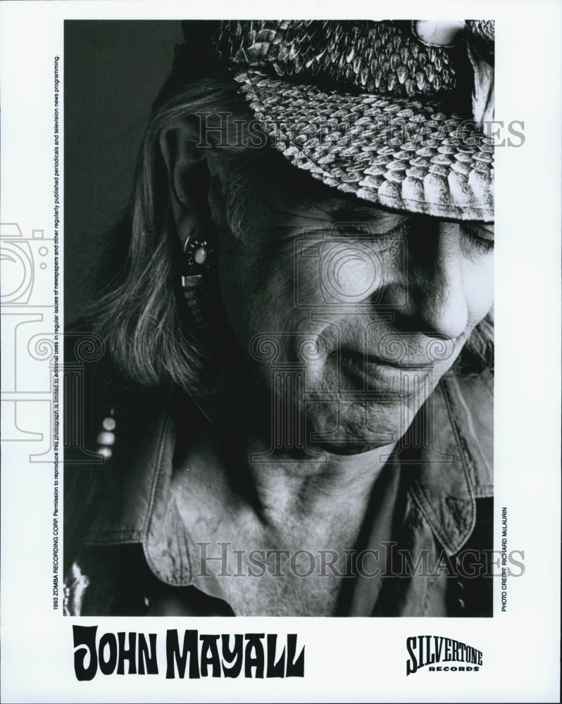 1993 Blues Singer John Mayall - Historic Images