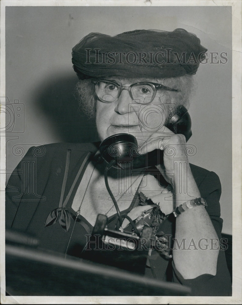 1956 Press Photo Mary Driscoll Head of Licensing Board - Historic Images