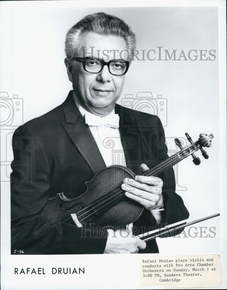 Press Photo A picture of Rafael Druian - Historic Images