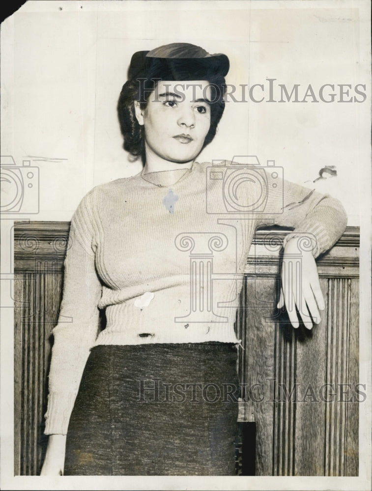 1939 Press Photo Marie Silver on trial - Historic Images