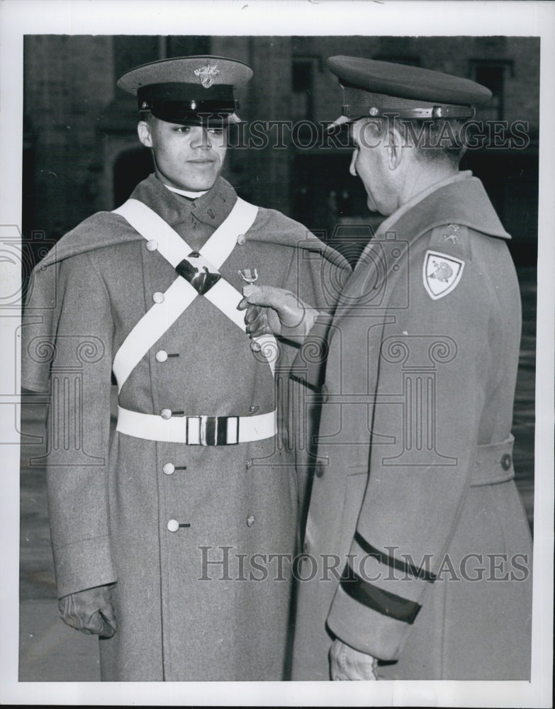 1952 Press Photo Cadet Decorated for Meritorious achievement. - Historic Images