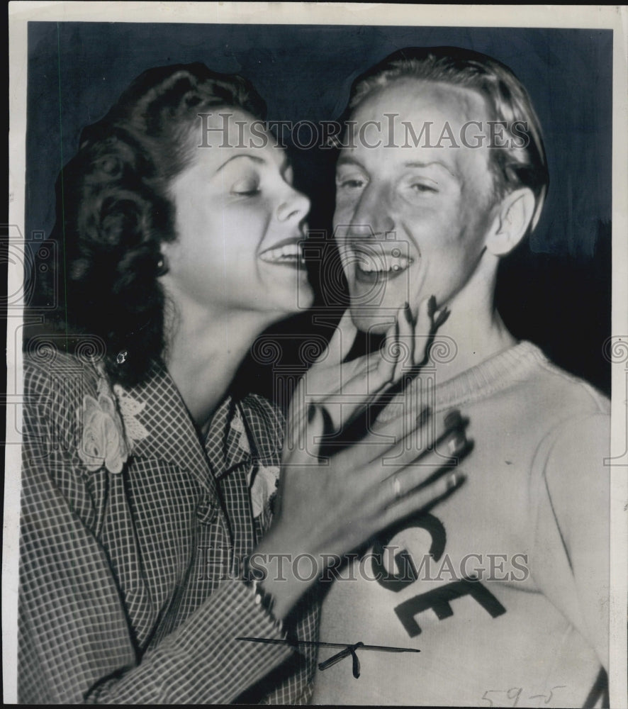 1946 Press Photo &quot;Goose Girl&quot; Dixie Duane - Historic Images