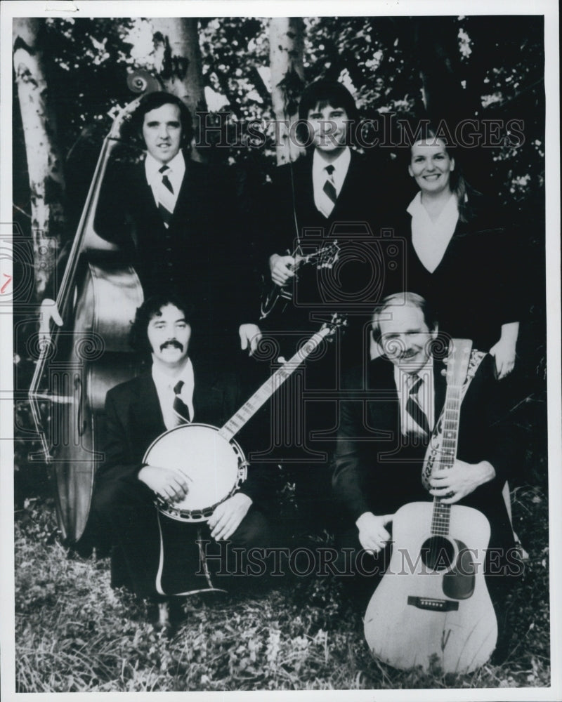 Press Photo Band,Dry Branch Fire Squad,Bluegrass - Historic Images