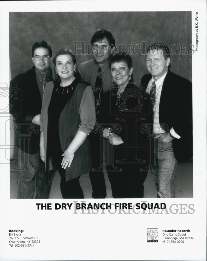 Press Photo Band,Dry Branch Fire Squad,Bluegrass - Historic Images