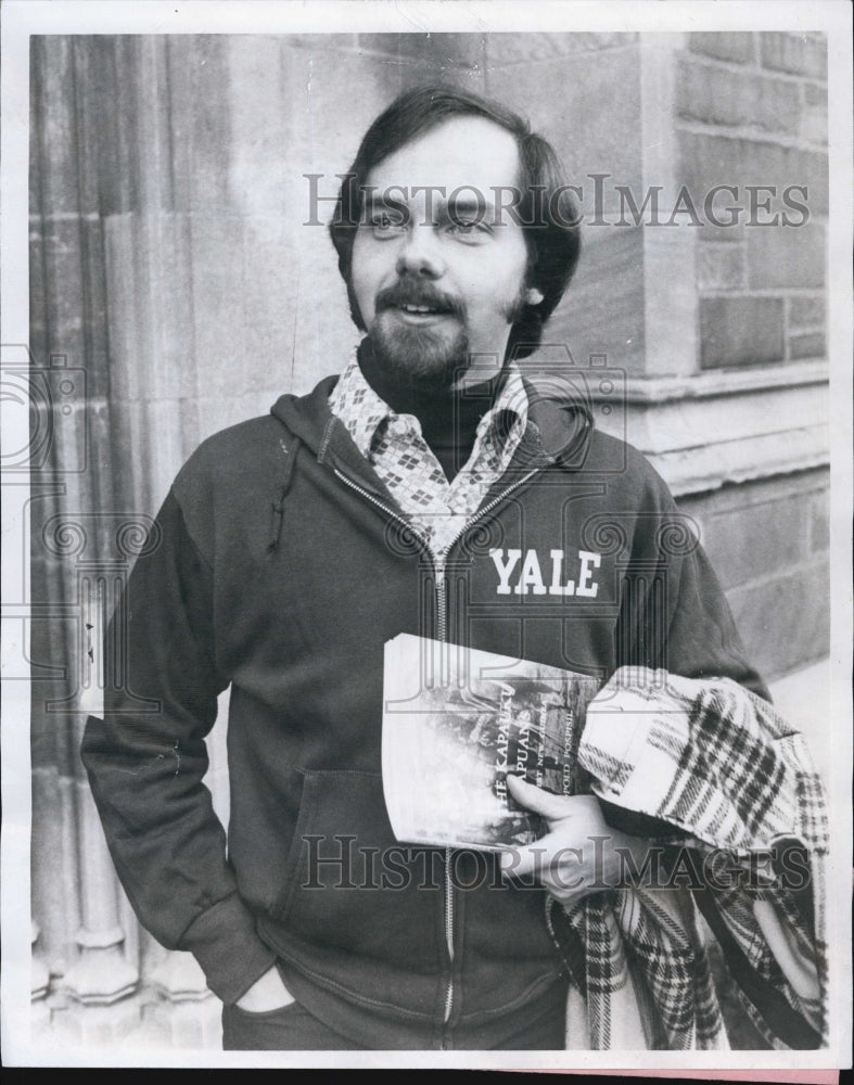 1974 Press Photo Author, Edward Droge - Historic Images
