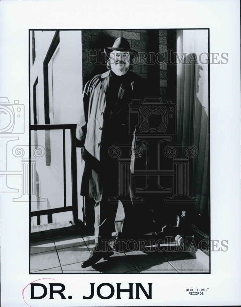 Press Photo Musician, Dr John on Blue Thumb records - Historic Images