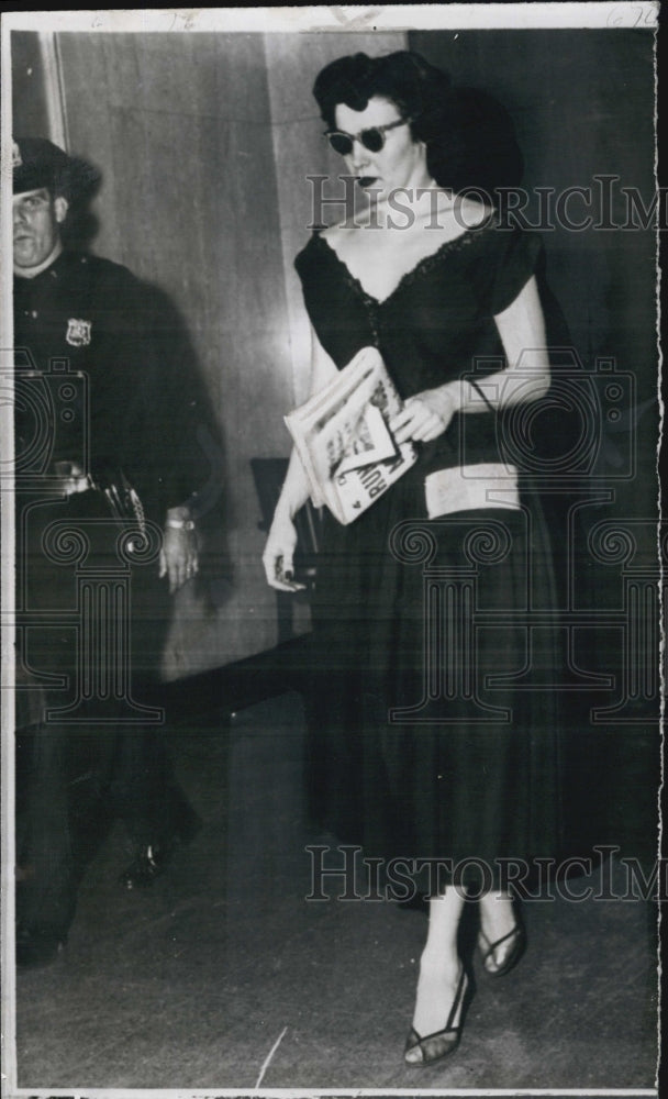 1952 Press Photo Ardis Driscoll Appears In Court - Historic Images