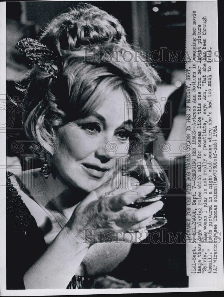 1964 Press Photo Ann Sothern - Historic Images