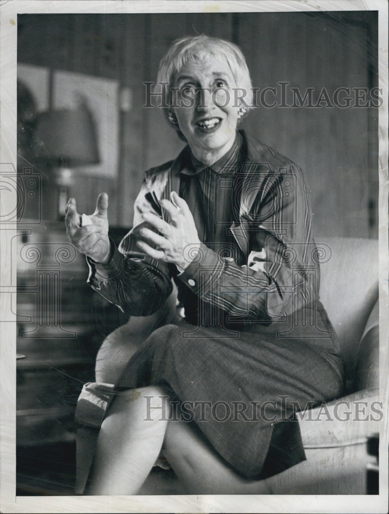 1957 Press Photo Actress Lillian Smith - Historic Images