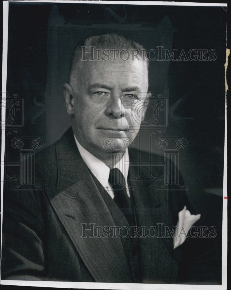 1953 Press Photo Col. William Drummey Architect - Historic Images