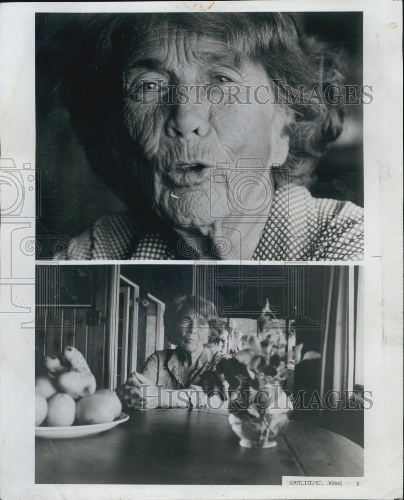 1976 Press Photo Novelist, Adela Rogers St Johns - Historic Images