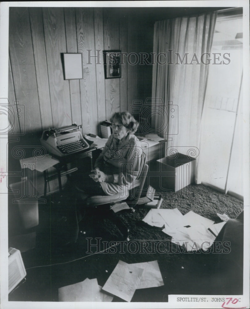 1976 Press Photo Novelist, Adela Rogers St Johns - Historic Images