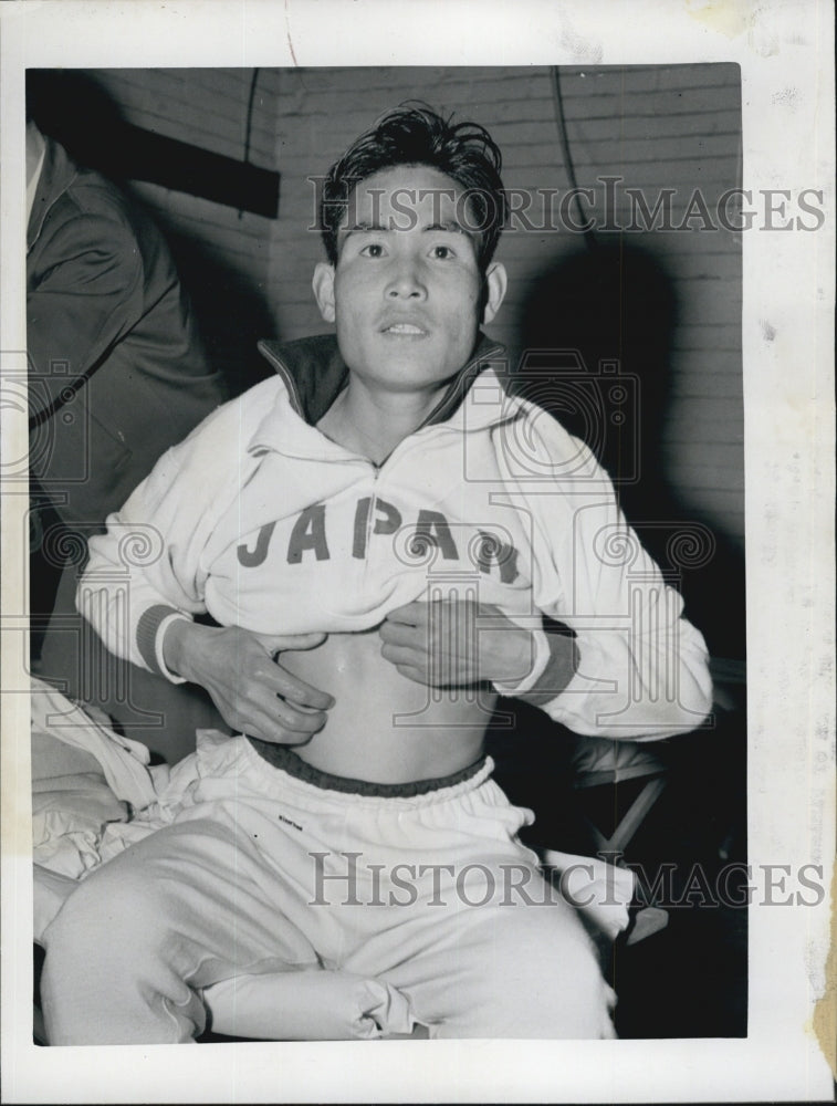 1959 Press Photo Nobuyoshi Sadanaga of Japan - Historic Images