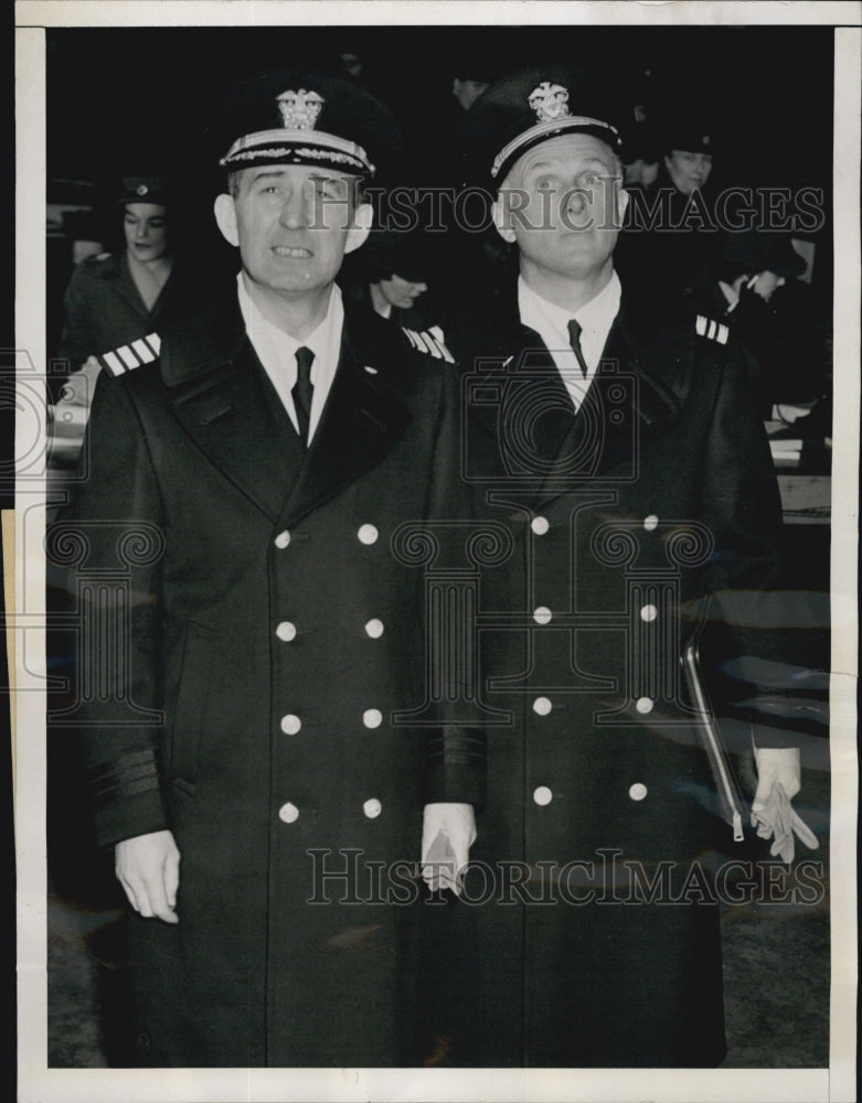 1944 Capt AC Sabalat & Lt Cmdr TG Cassady - Historic Images