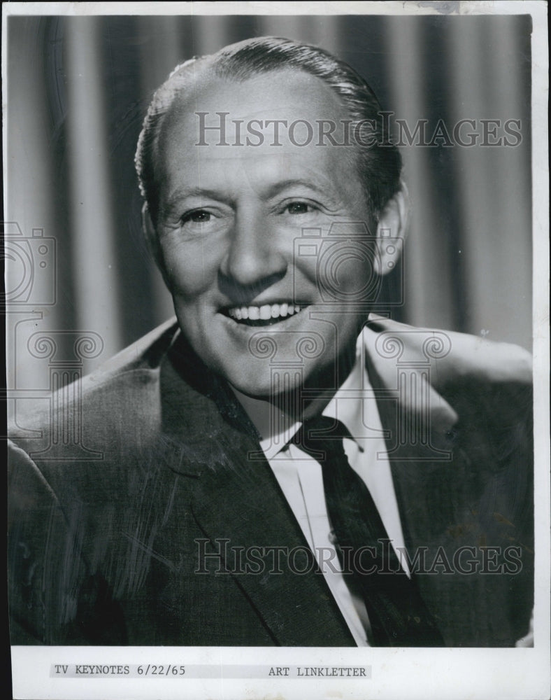 1965 Press Photo Art Linkletter Host Of House Party & Hollywood Talent Scouts - Historic Images