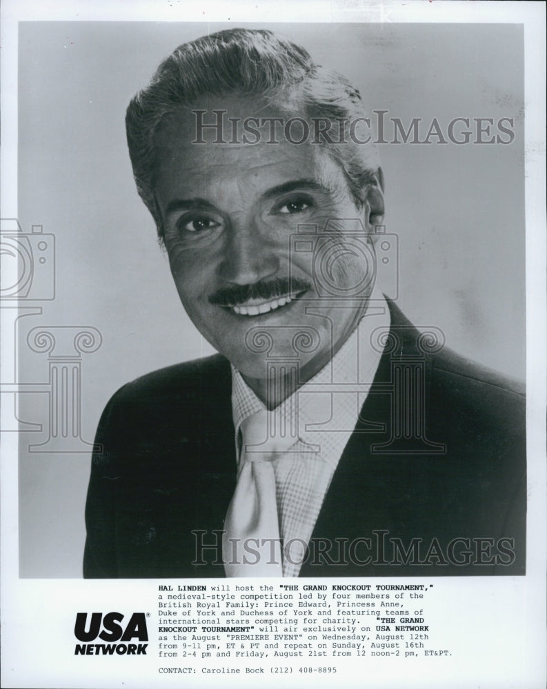 Press Photo Photo Actor Hal Linden - Historic Images