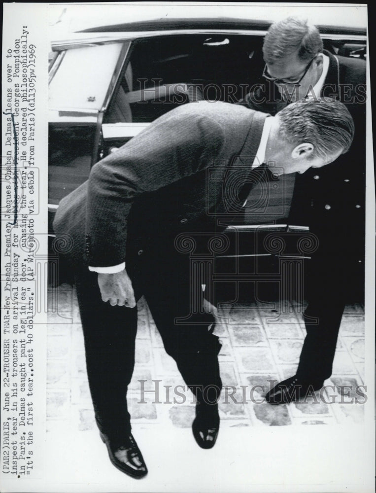 1969 Press Photo Jacques Chaban Delmas - Historic Images