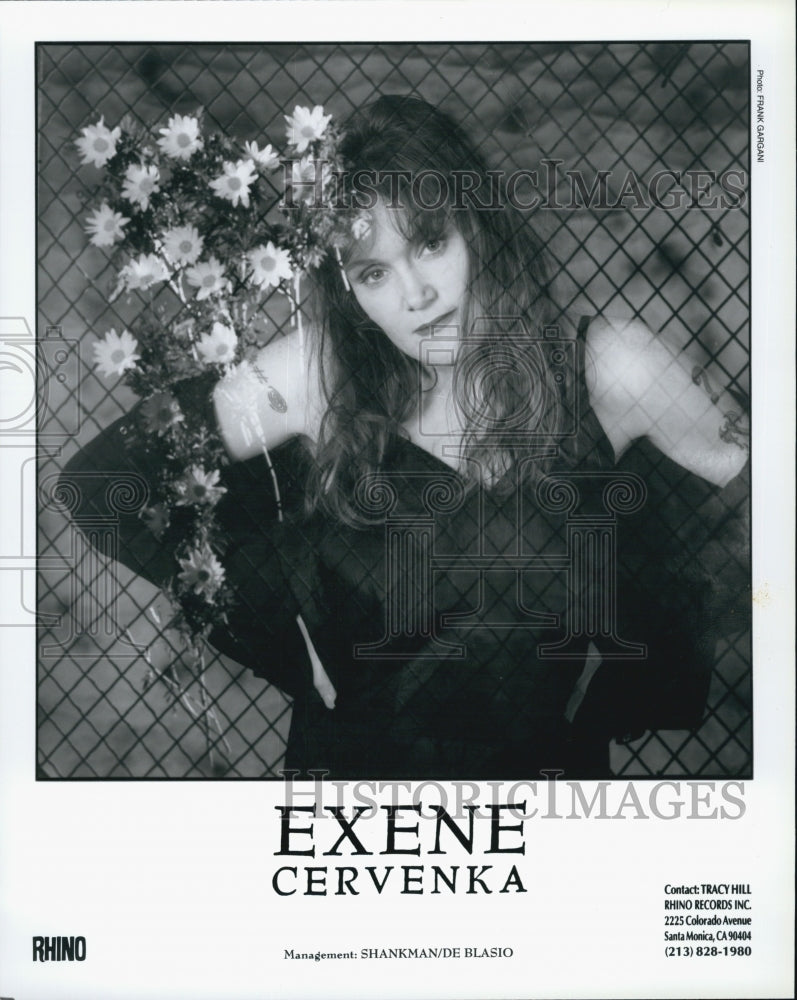 Press Photo Singer Songwriter Exene Cervenka - Historic Images