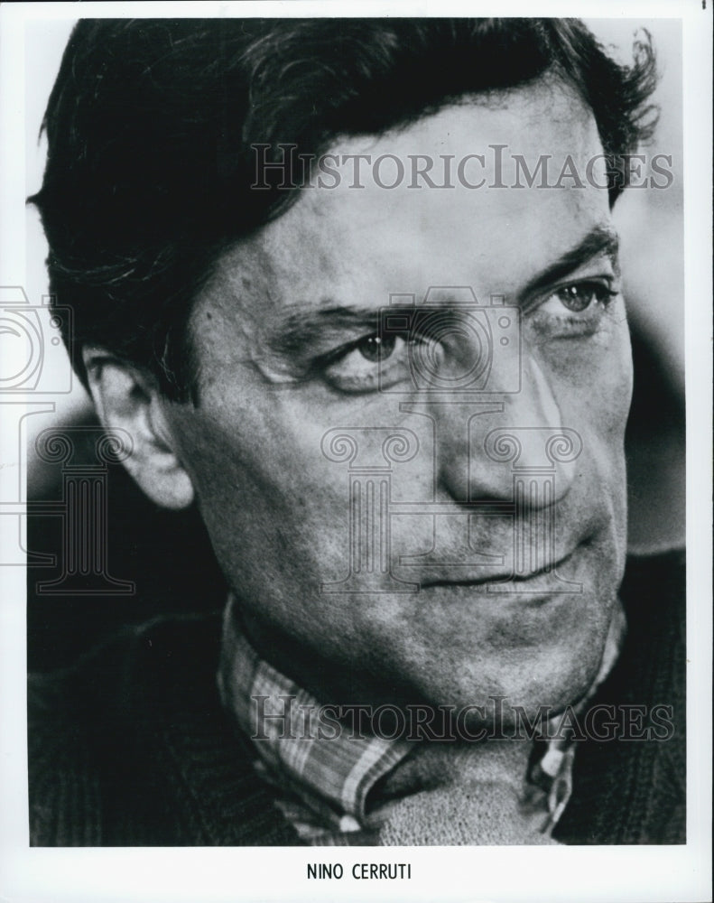 Press Photo Fashion Designer Nino Cerruti - Historic Images