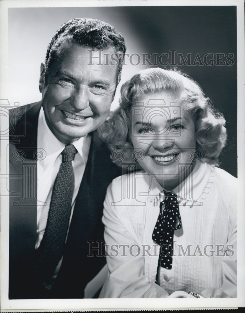 1952 Press Photo Alice Faye &amp; Phil Harris - Historic Images