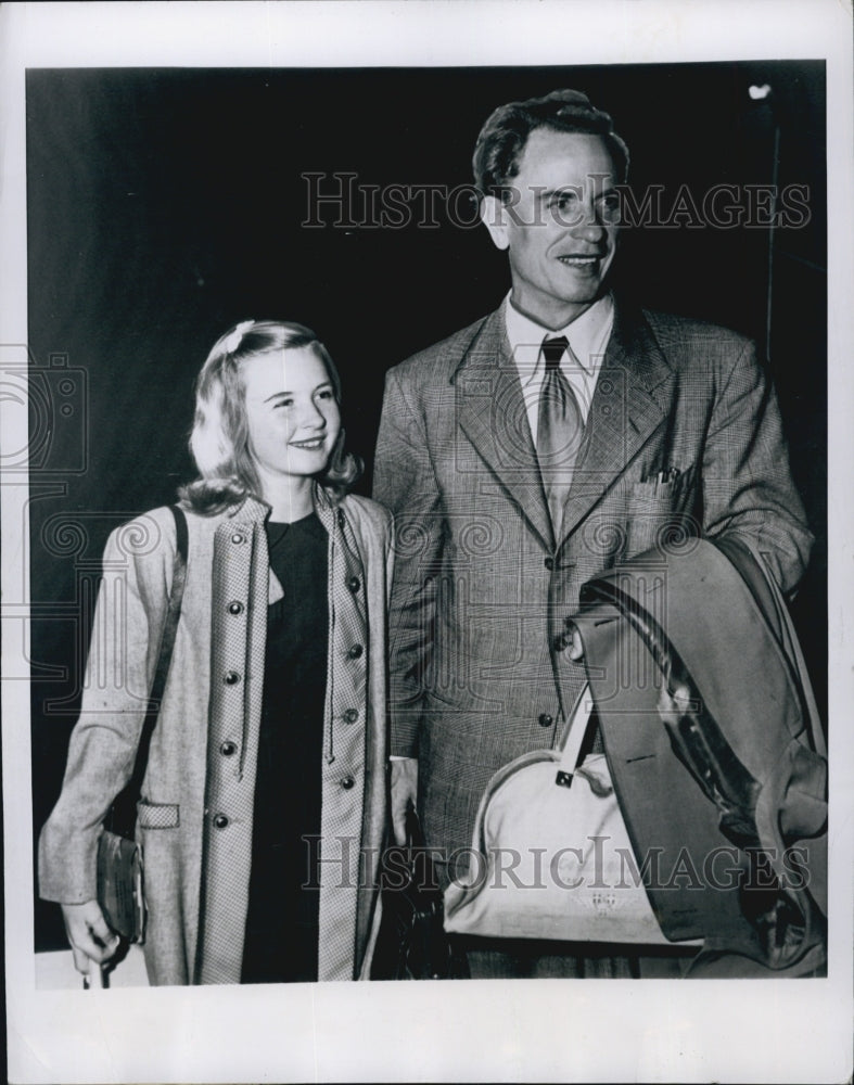 1951 Press Photo Pia Lindstrom Daughter of Ingrid Bergman - Historic Images