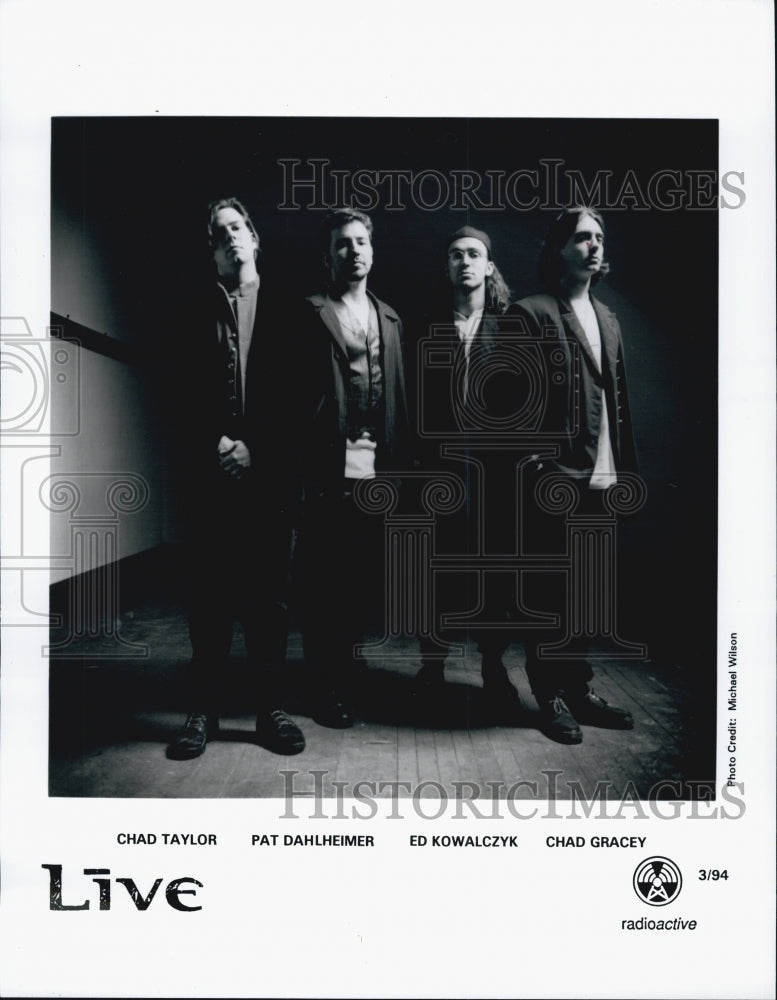 1997 Press Photo Chad Taylor, Pat Dahlheimer, Ed Kowalczyk, Chad Gracey - Historic Images