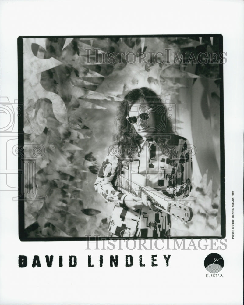 1986 Press Photo Musician David Lindley - Historic Images