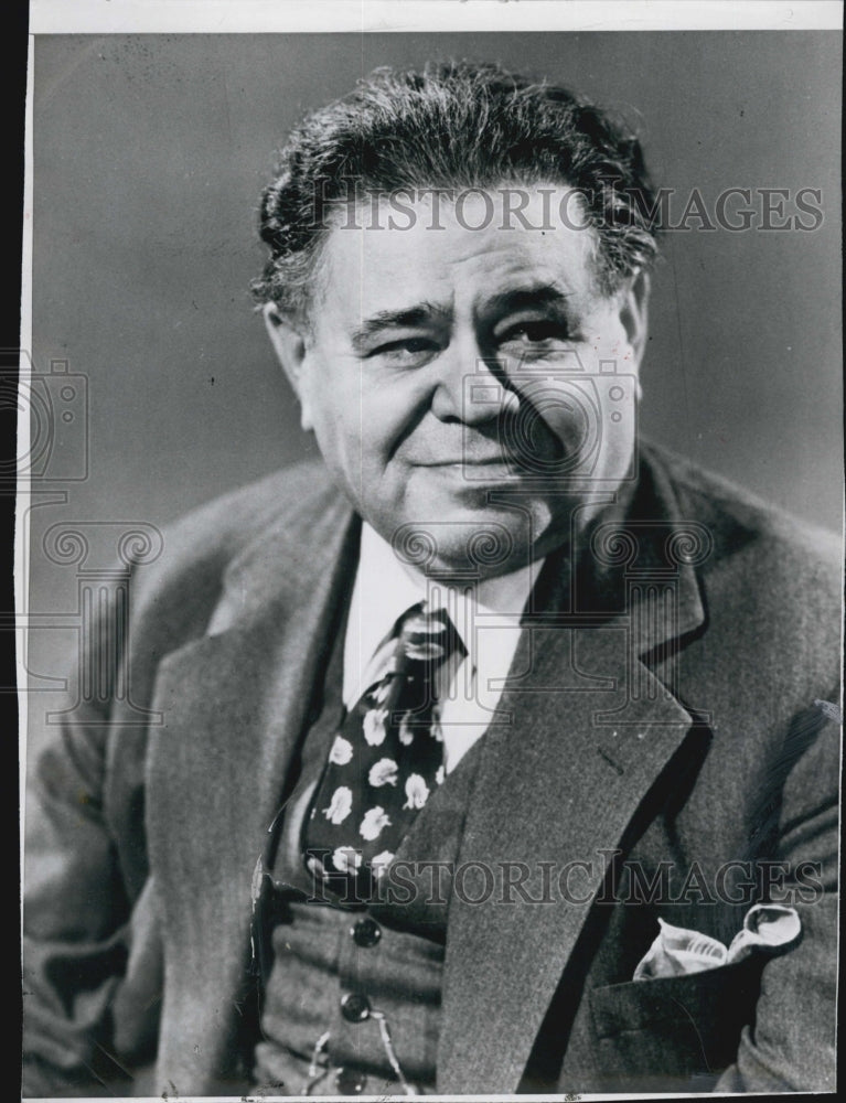 1952 Press Photo George Sokolsky,radio journalist - Historic Images