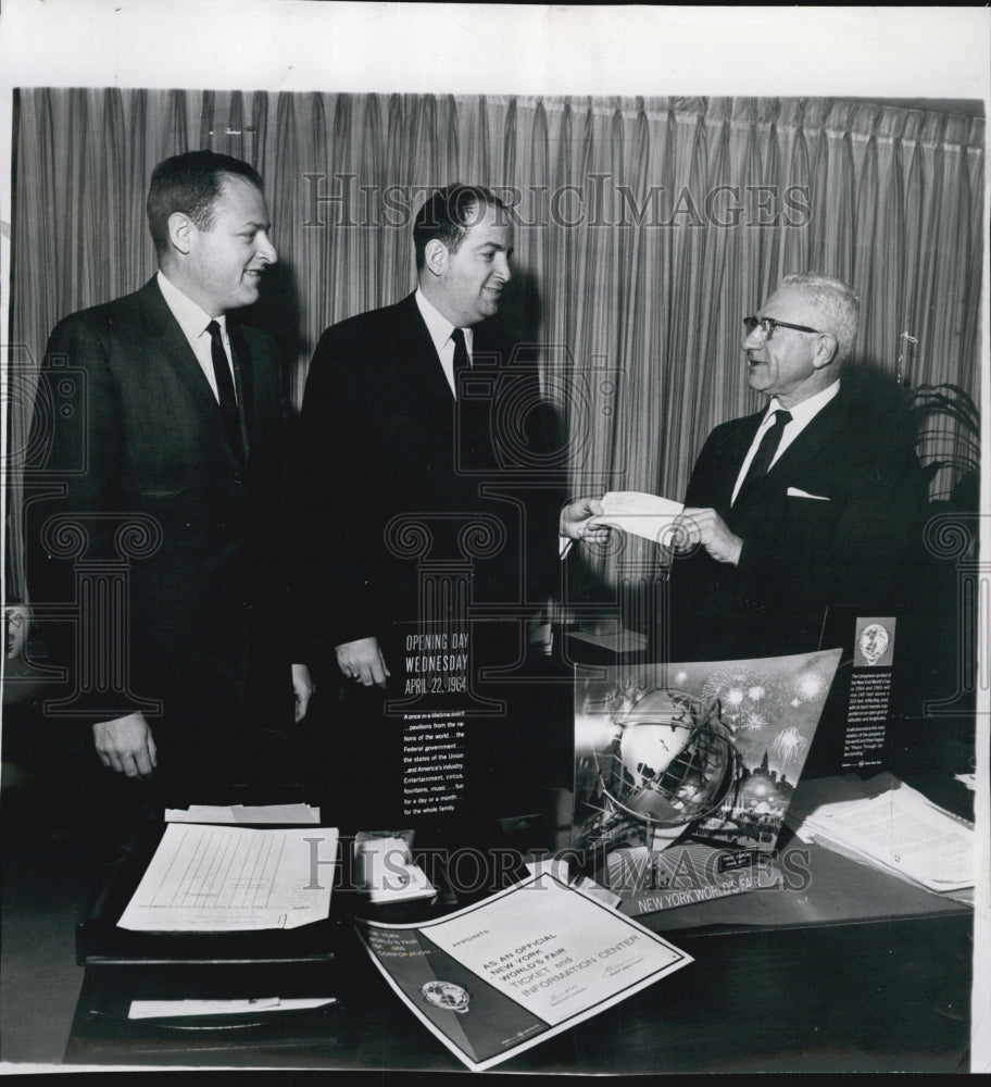 1964 Press Photo Erwin Witt,Paul Sonnabend &amp; S Sonnabend - Historic Images