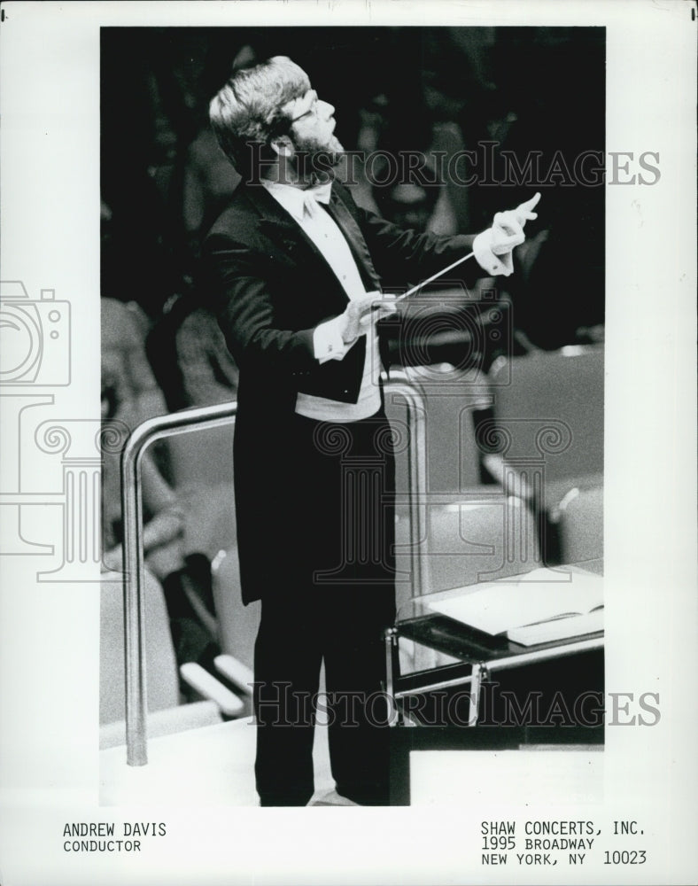 Press Photo Conductor, Andrew Davis - Historic Images