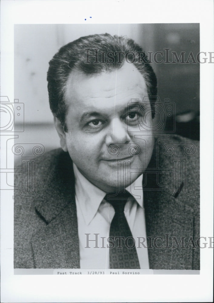 1993 Press Photo Actor Paul Sorvino - Historic Images